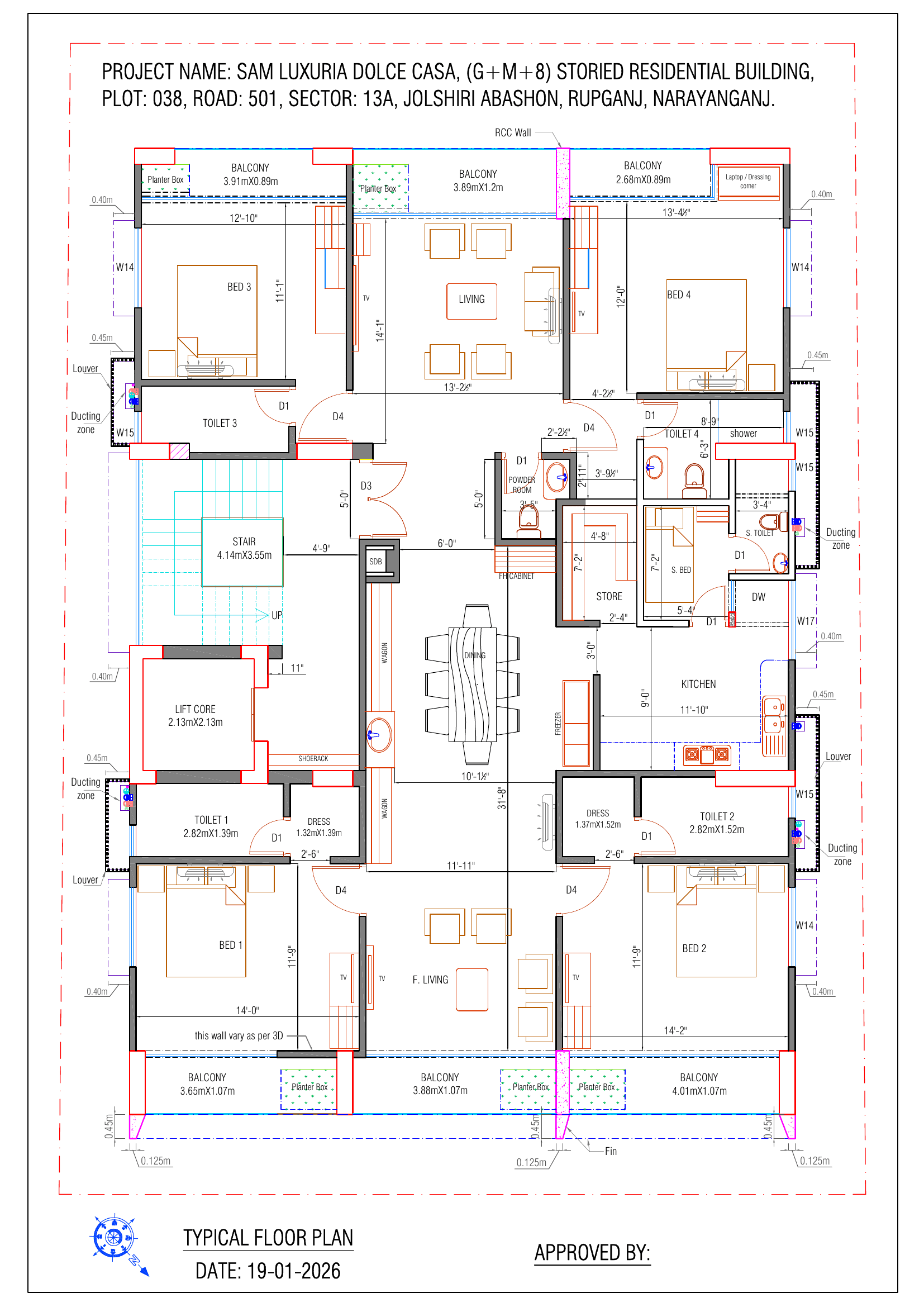 Dolce Casa floor plan